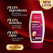 New Myra HydroGlow Plus Vitamin Lotion 200ml x 2