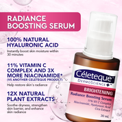NEW Celeteque Brightening Radiance Boosting Serum 30ml