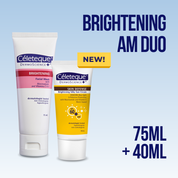 Celeteque Brightening AM Duo (Brightening Facial Wash 75ml + Skin Defense Brightening Silky Sun Cream 40ml)
