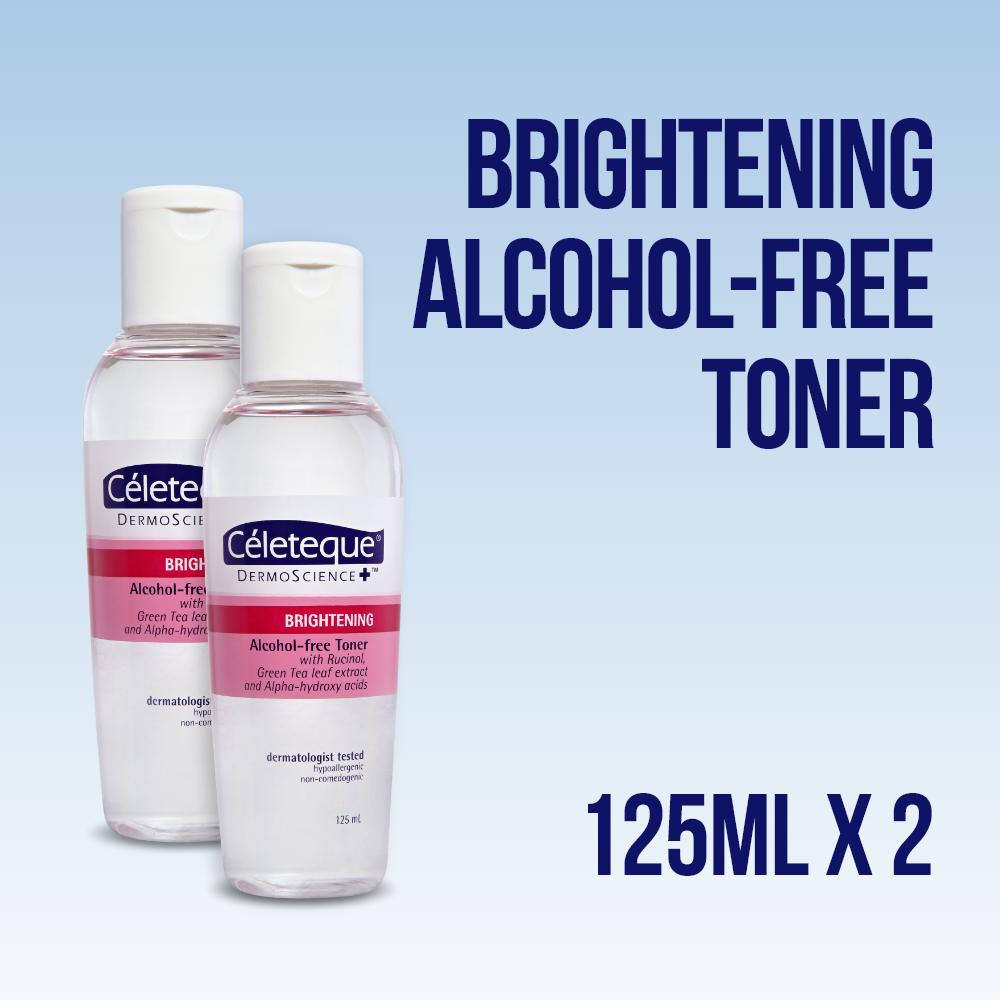 Celeteque® DermoScience™ Brightening Alcohol-free Toner 125mL x 2