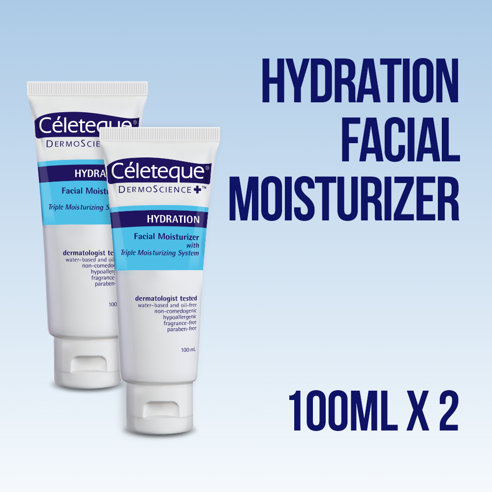 Celeteque® DermoScience™ Hydration Facial Moisturizer 100mL x 2