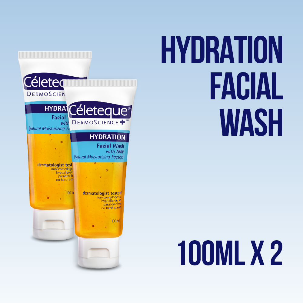 Celeteque® DermoScience™ Hydration Facial Wash 100mL x 2