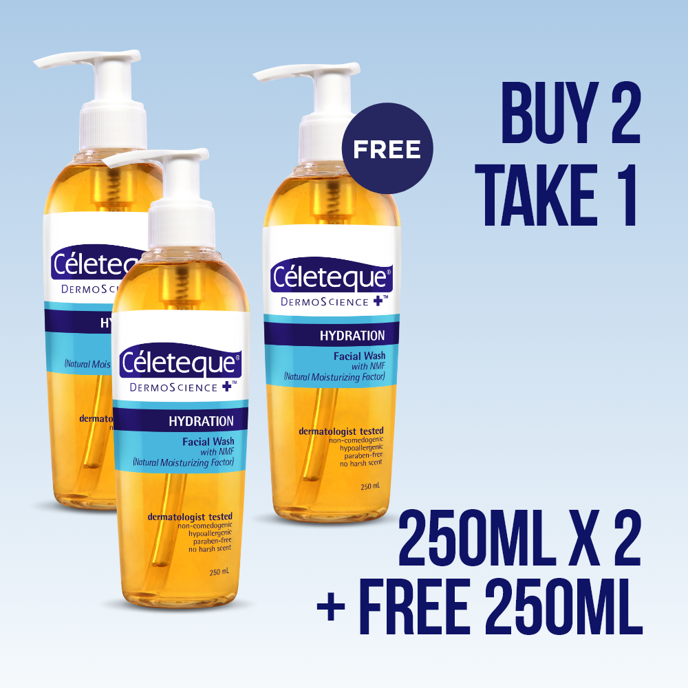 Buy 2 Celeteque Hydration Facial Wash 250ml GET 1 FREE Celeteque Hydration Facial Wash 250ml