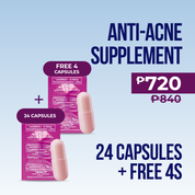 Lactezin 100mg Anti-Acne 24s+ FREE 4 Capsules
