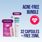 Lactezin Acne-Free Bundle (Lactezin 32 capsules + FREE Celeteque Acne Solutions Pore Minimizing Serum 20ml)