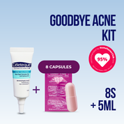 Goodbye Acne Kit (Lactezin 100mg Anti-Acne 8 capsules + Celeteque Acne Solutions Spot Corrector Gel 5ml)