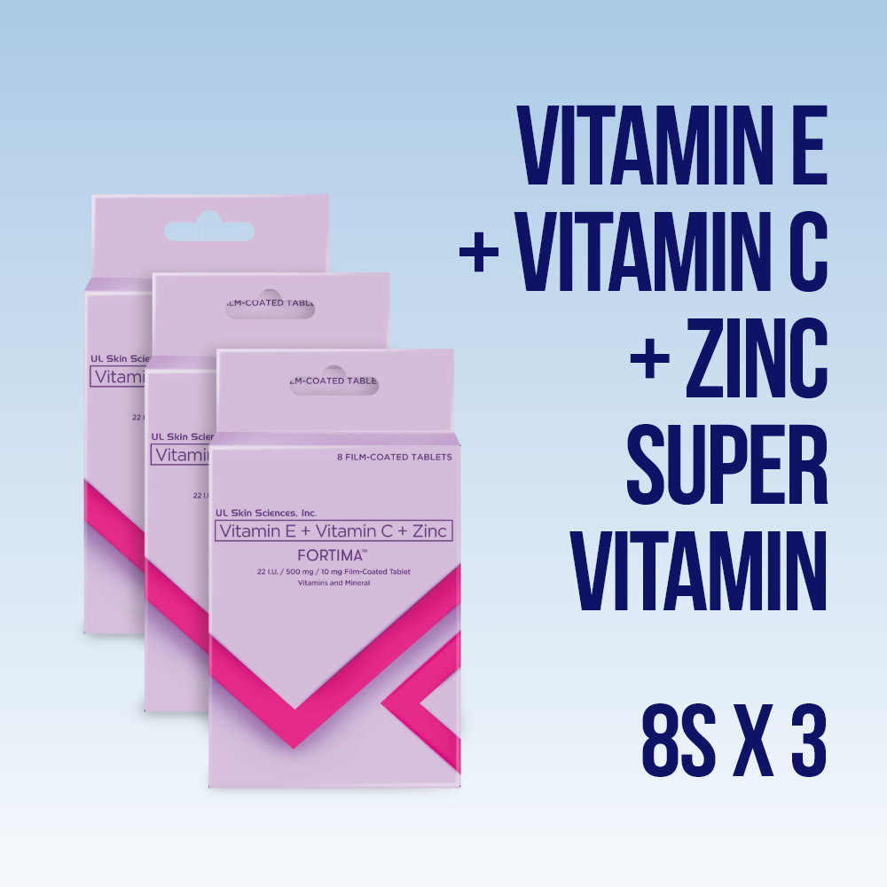 Fortima POWER IMMUNITY Trial Bundle Fortima (Vitamin C + Zinc + Vitamin E) 8s Box (3 boxes)