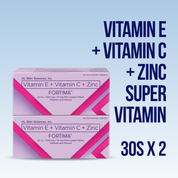 Fortima (Vitamin E + Vitamin C + Zinc) 30s capsules (x2)