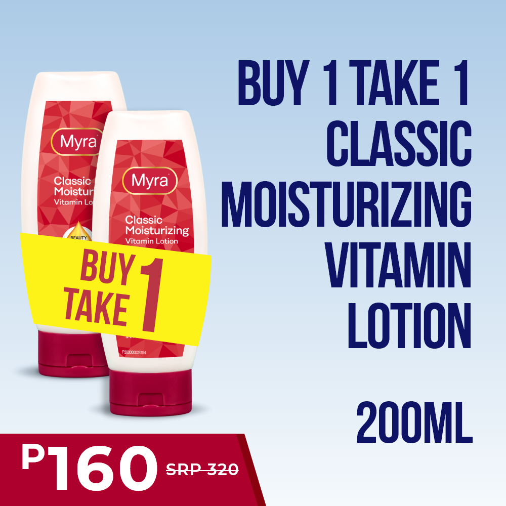 BUY 1 TAKE 1 Myra Classic Moisturizing Vitamin Lotion 200ml