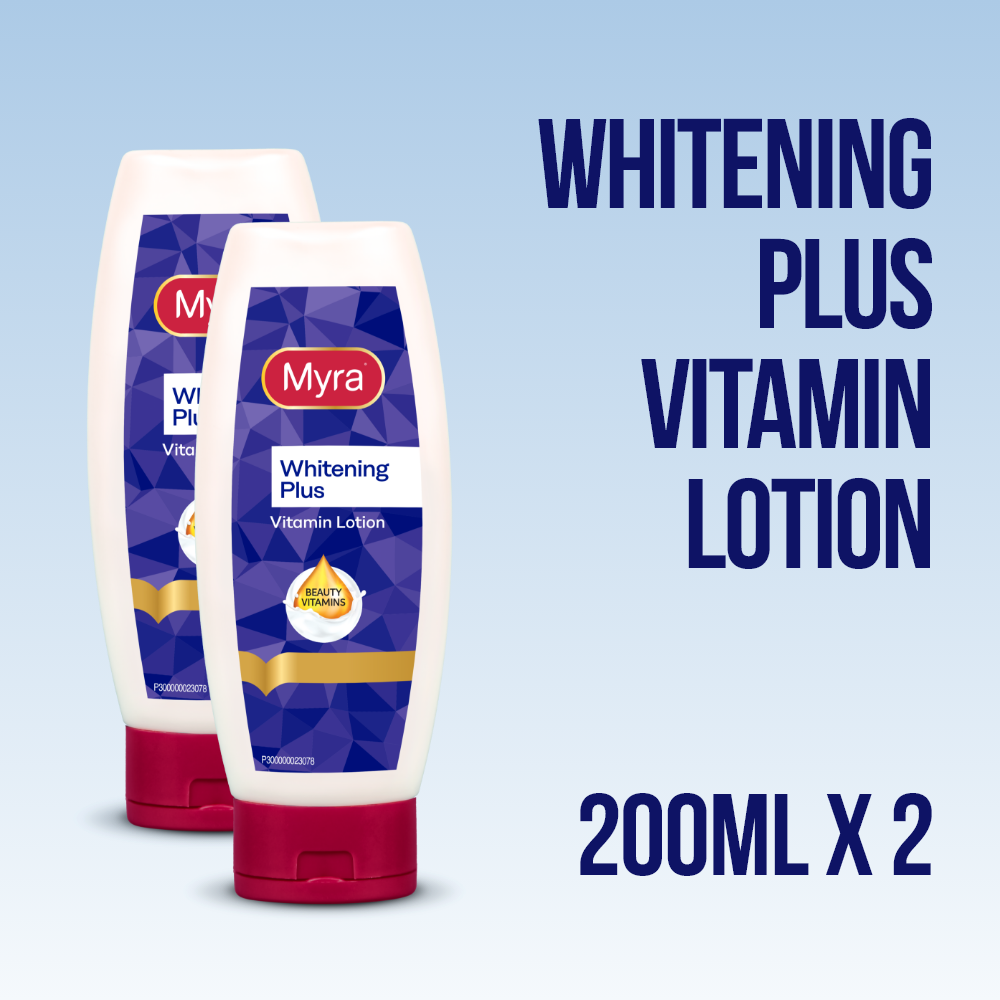 Myra Whitening Plus Vitamin Lotion 200mL x 2