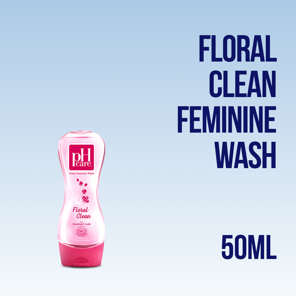 pH Care Daily Feminine Wash Floral Clean 50mL