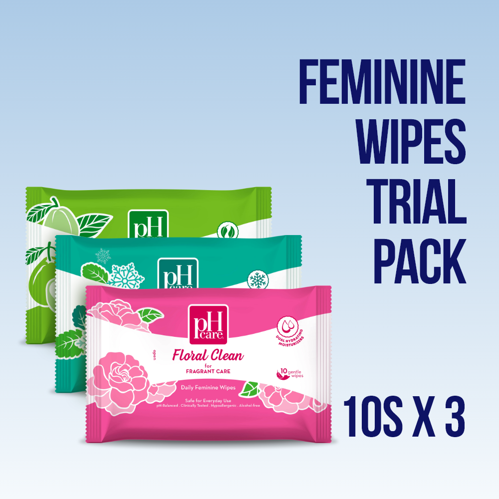 pH Care Daily Feminine Wipes Trial Pack