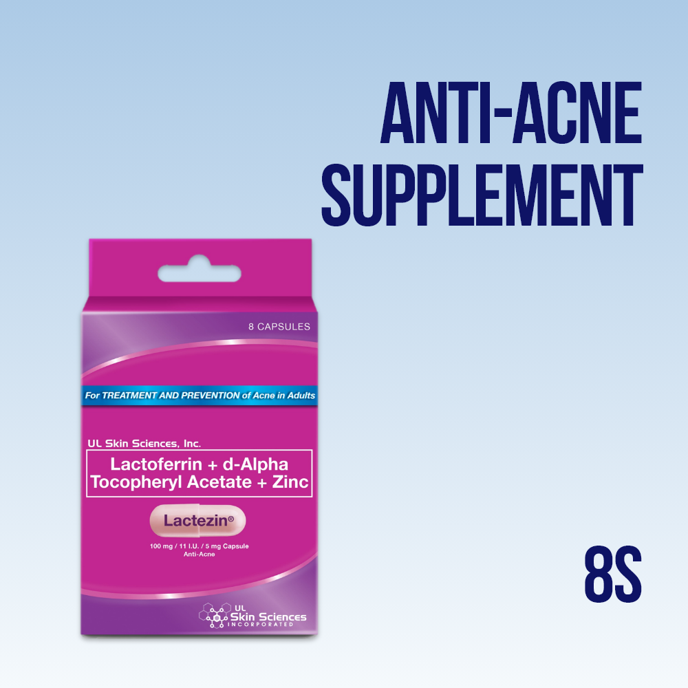 Lactezin 100mg Anti-Acne 8 capsules