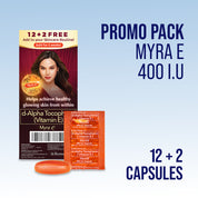 Myra E 400 I.U 12+2 Capsules Promo Pack