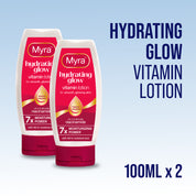 Myra Hydrating Glow Vitamin Lotion 100ml x 2