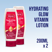 Myra Hydrating Glow Vitamin Lotion 200ml x 2