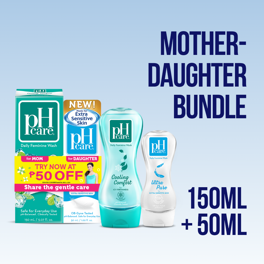 pH Care Mother-Daughter Bundle (pH Care Cooling Comfort 150ml + pH Care Ultra Pure 50ml)
