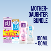 pH Care Mother-Daughter Bundle (pH Care Delicate White 150ml + pH Care Ultra Pure 50ml)