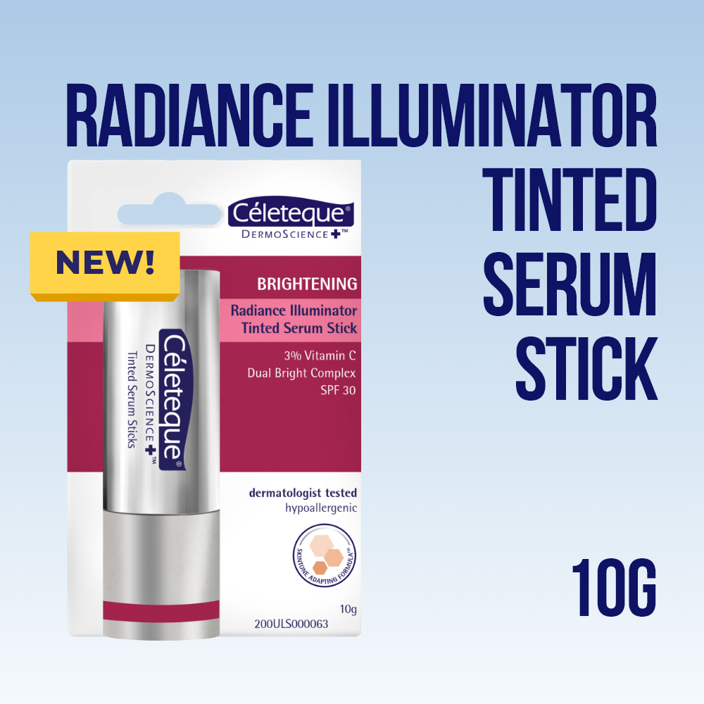 NEW Celeteque Radiance Illuminator Tinted Serum Stick SPF 30