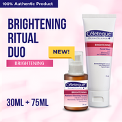 Celeteque Brightening Ritual Duo (Brightening Radiance Boosting Serum 30ml + Brightening Facial Wash 75ml)