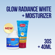 NEW Myra Glow Radiance White with L-Glutathione 30s + Myra Fresh Glow Whitening Facial Moisturizer 40ml)