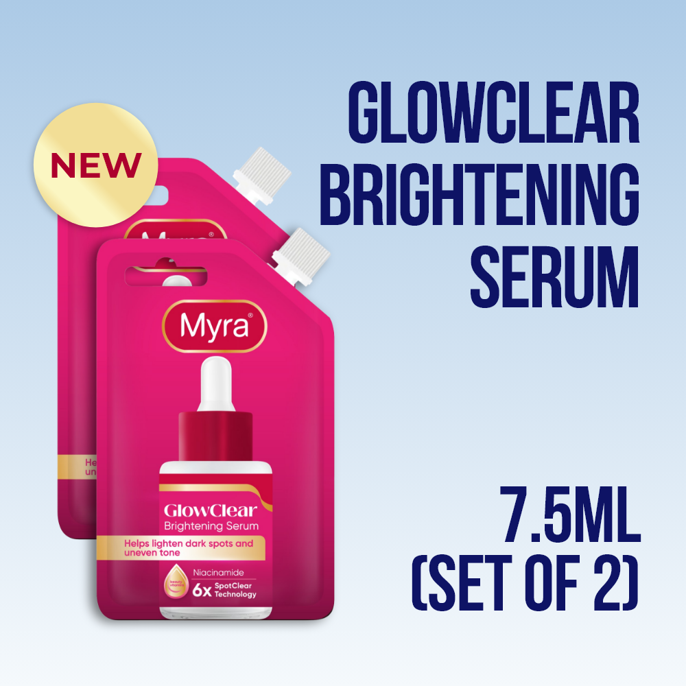 Myra GlowClear Brightening Serum 7.5ml (Set of 2)