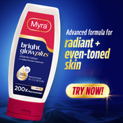 Myra BrightGlow Plus Vitamin Lotion 200ml x 3