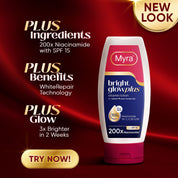 NEW Myra BrightGlow Bundle (NEW Myra Glow Radiance White with L-Glutathione 30s + Myra BrightGlow Vitamin Lotion 100ml)