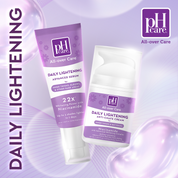 pH Care All-Over Care Daily Lightening Anti-Chafe Cream with Niacinamide 50mL  + pH Care Daily Feminine Wash Delicate White 150mL