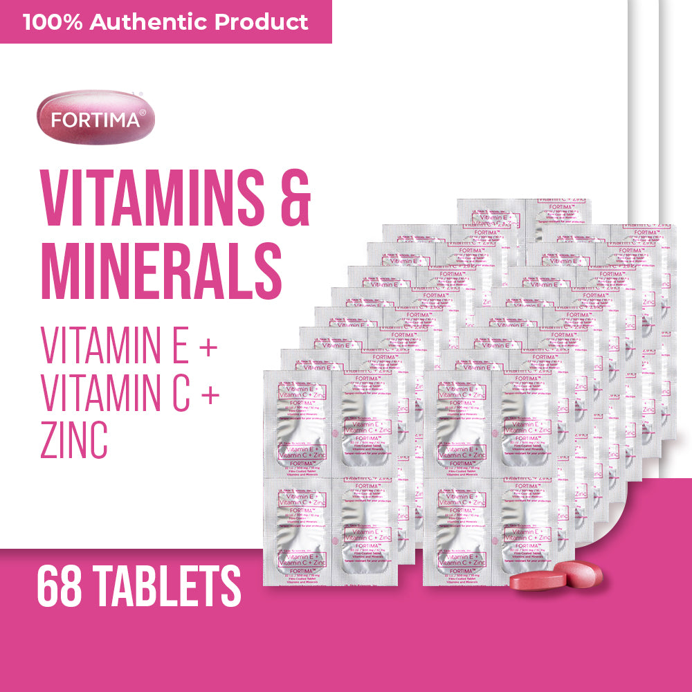 Fortima (Vitamin C + Zinc + Vitamin E) 68's