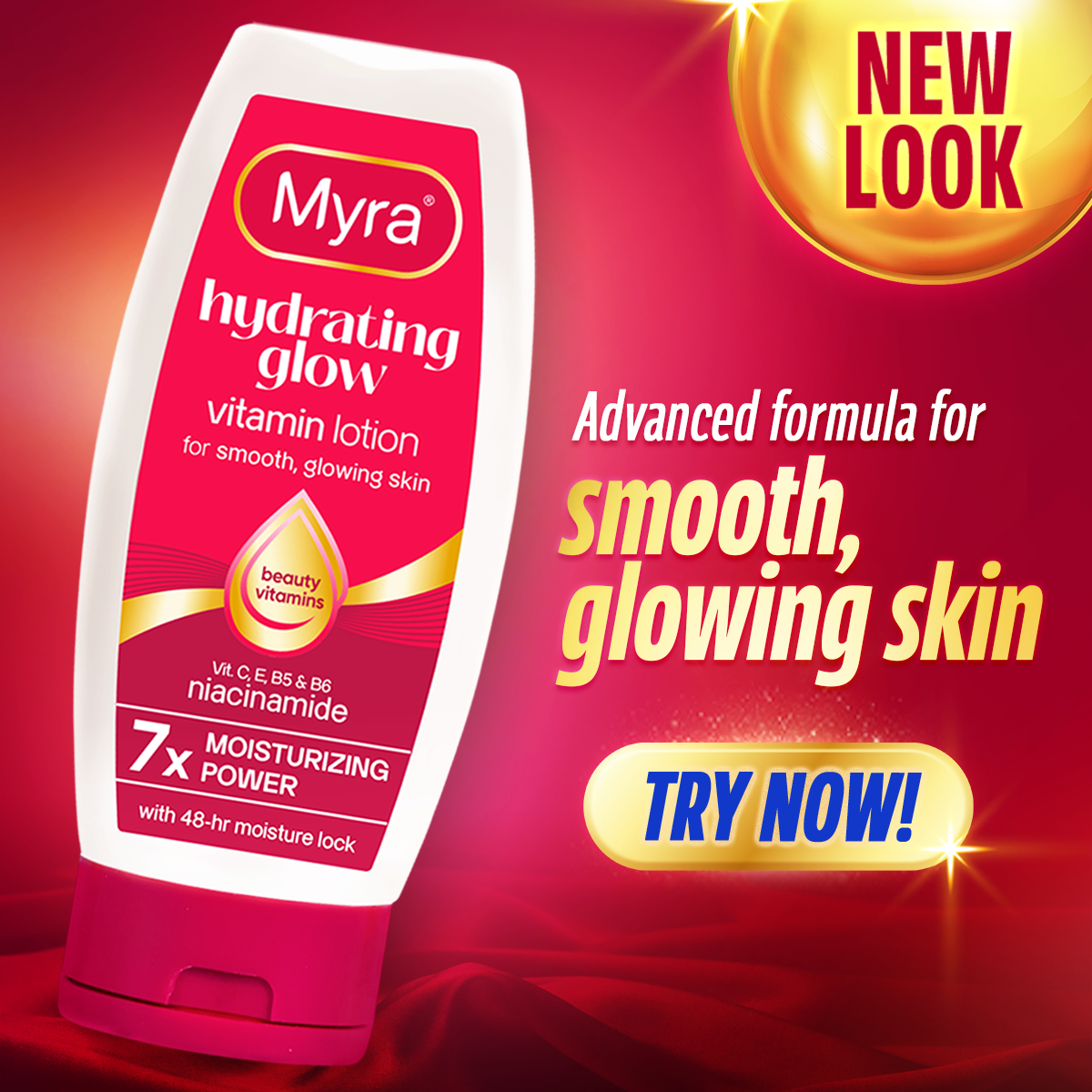Myra Hydrating Glow Vitamin Lotion 200ml