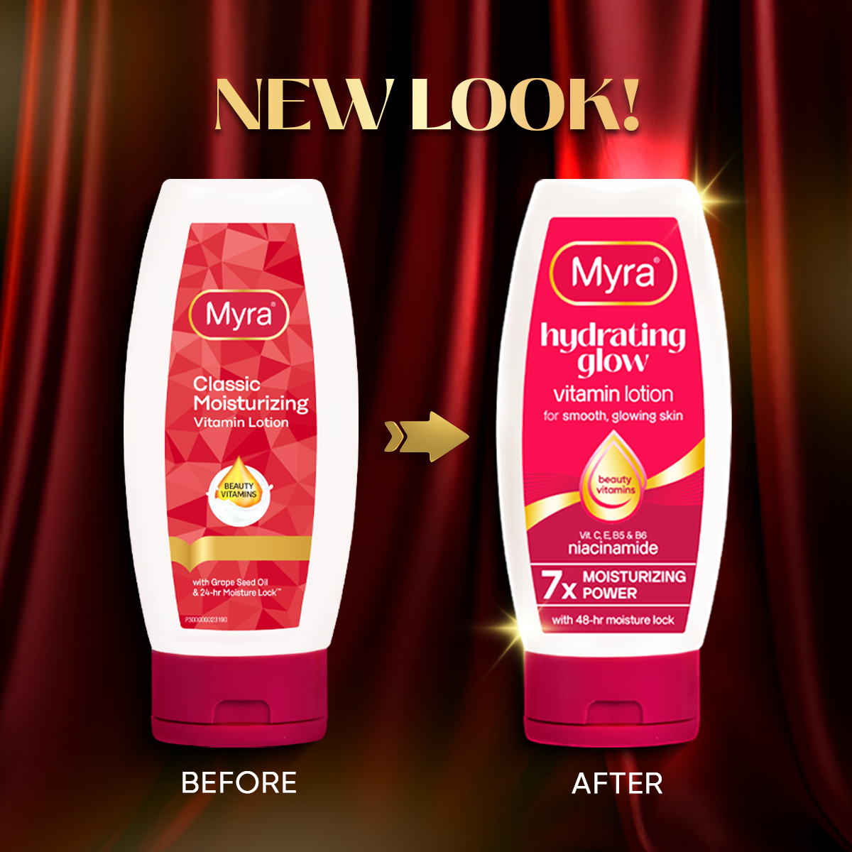 Myra Hydrating Glow Vitamin Lotion 200ml