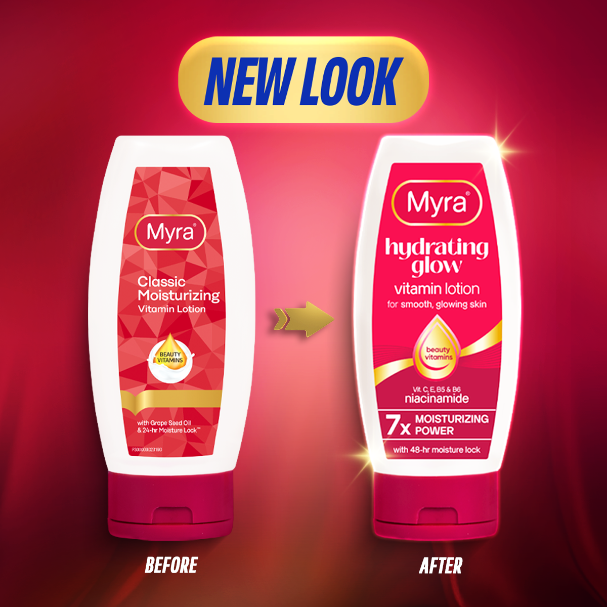 Myra Hydrating Glow Vitamin Lotion 200ml