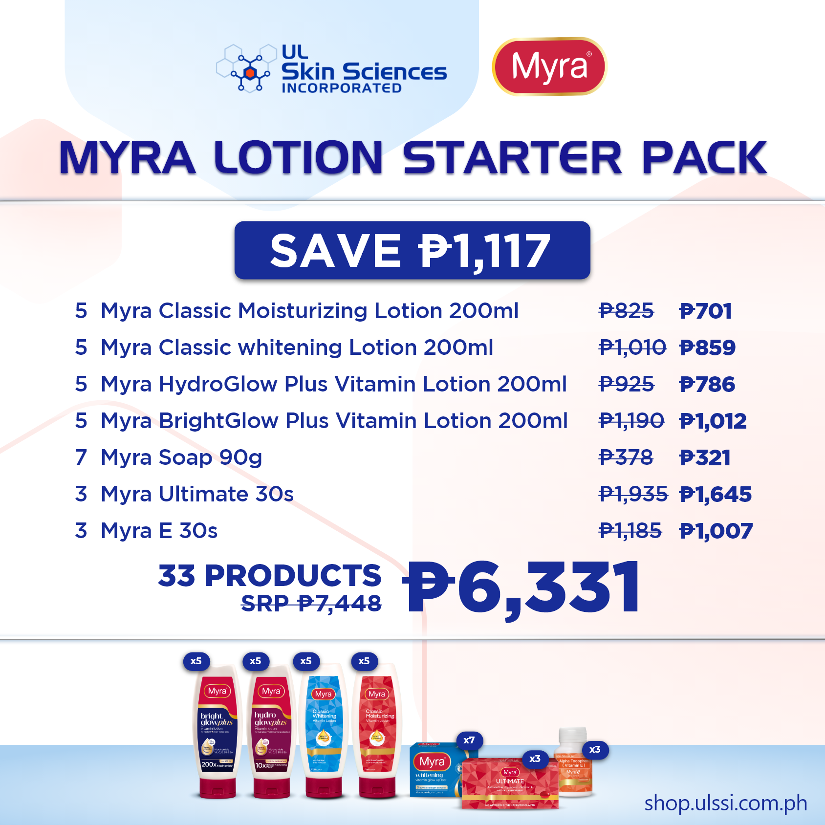 [RESELLER PACK] Myra Lotion Reseller Starter Package