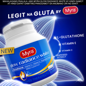 NEW Myra Glow Radiance with L-Glutathione 10s Capsules