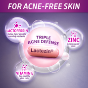 Lactezin 100mg Anti-Acne 30 capsules + FREE Lactezin Pouch