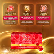 Myra Ultimate with Astaxanthin 7 capsules + Myra Ultimate with Astaxanthin 1 capsule