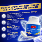 NEW Myra Glow Radiance with L-Glutathione 10s Capsules