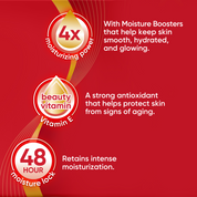 NEW Myra HydroGlow Plus Vitamin Lotion 100ml + Myra Moisturizing Vitamin GlowUp Soap Bar 90g (Bundle of 2)