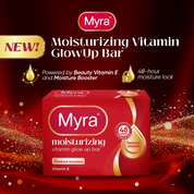 NEW Myra Moisturizing Vitamin GlowUp Soap Bar 90g (Bundle of 2)
