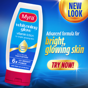 Myra Whitening Glow Vitamin Lotion 200ml x 3