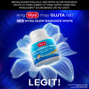 Myra Glow Radiance White with L-Glutathione 30s Bottle + Myra E 400 I.U. 30s Bottle Bundle