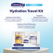 Lactezin Acne Care Travel Kit (Lactezin 8 capsules + Celeteque Hydration Travel Kit)